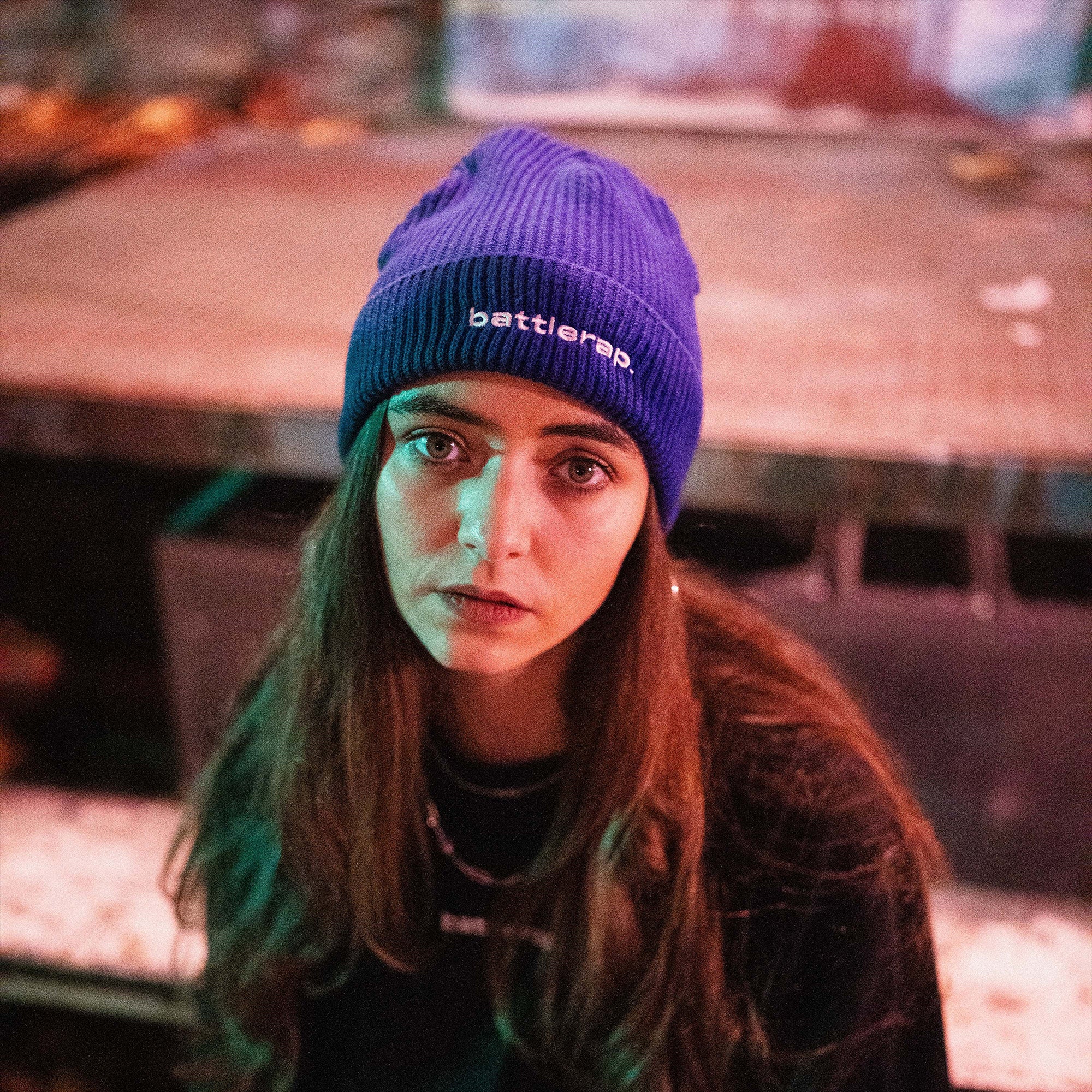 DLTLLY | battlerap. | BEANIE | BLUE - Image 3
